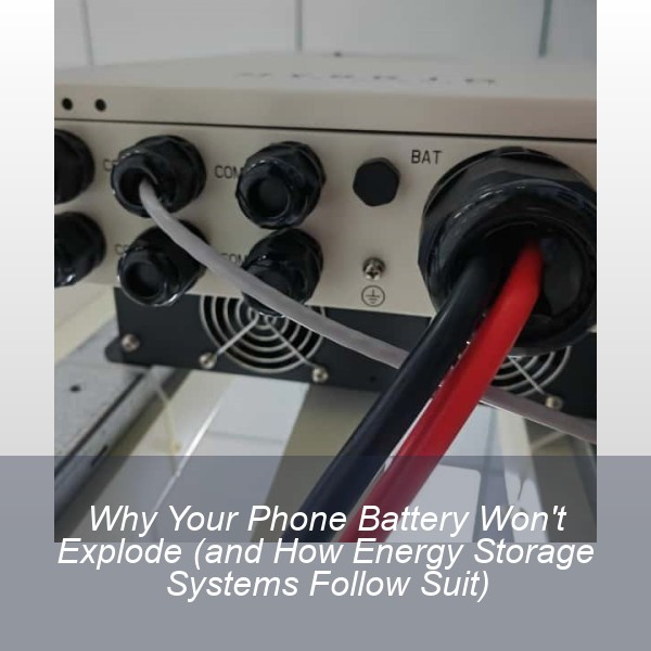 Why Your Phone Battery Won't Explode (and How Energy Storage Systems Follow Suit)